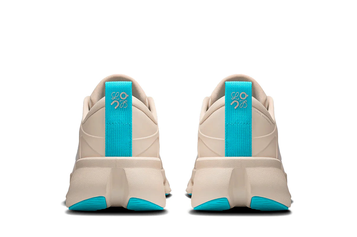 On Running Cloudsolo Loewe Sand Turquoise Bege