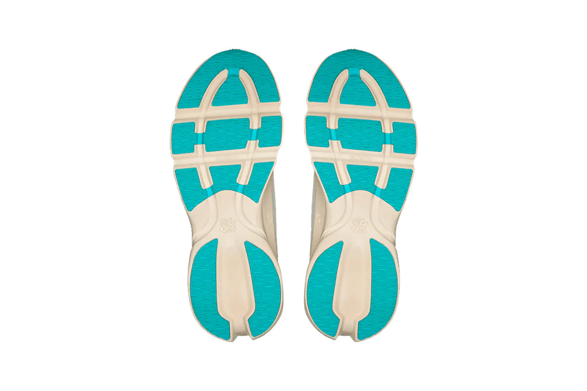 On Running Cloudsolo Loewe Sand Turquoise Bege