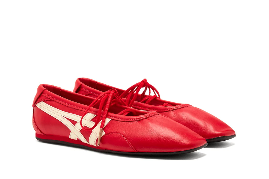 Onitsuka Tiger Gymnarina Classic Red Cream Vermelho
