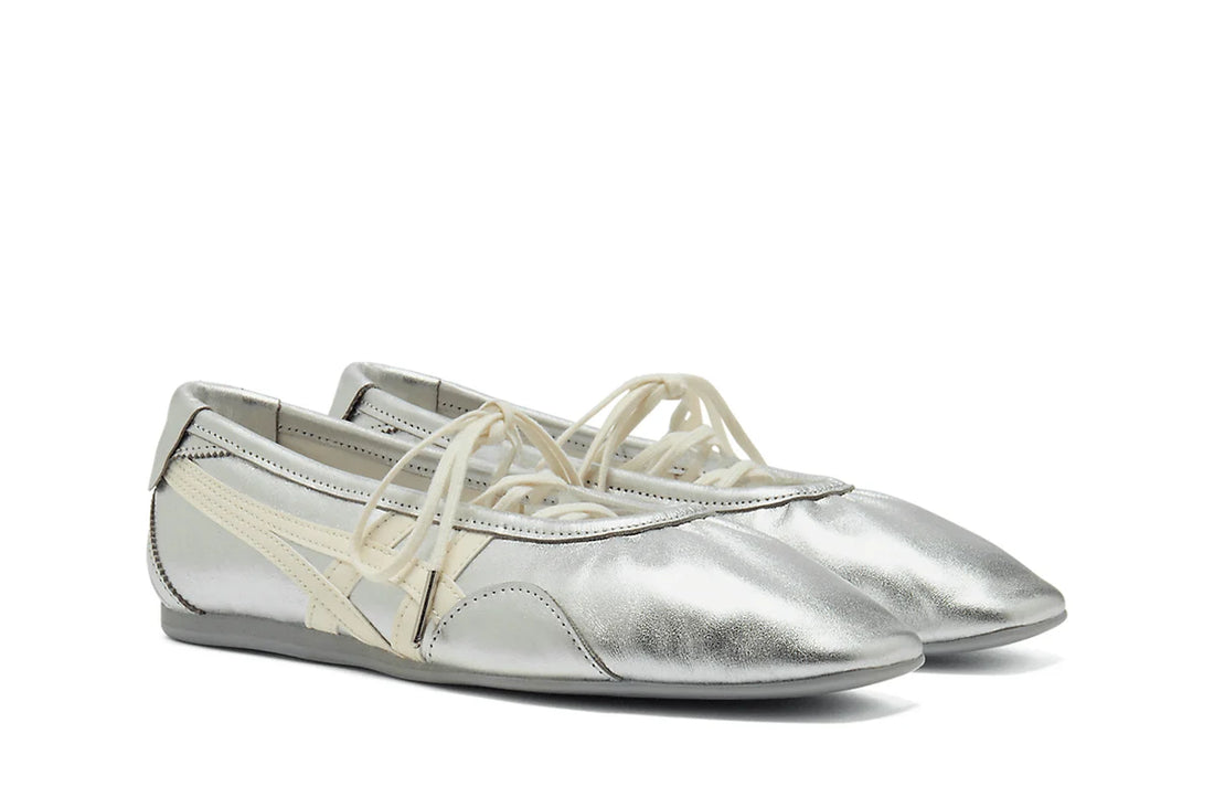 Onitsuka Tiger Gymnarina Silver Cream Prateado