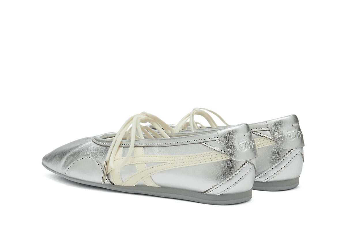 Onitsuka Tiger Gymnarina Silver Cream Prateado