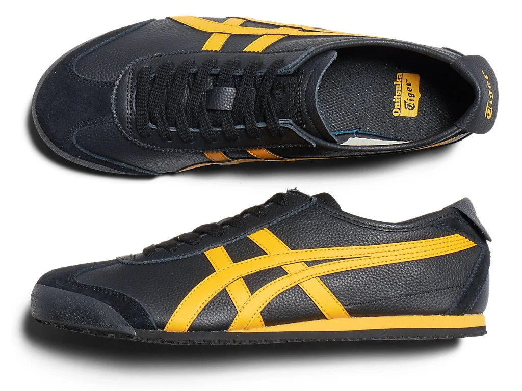 Onitsuka Tiger Mexico 66 Black Yellow Preto