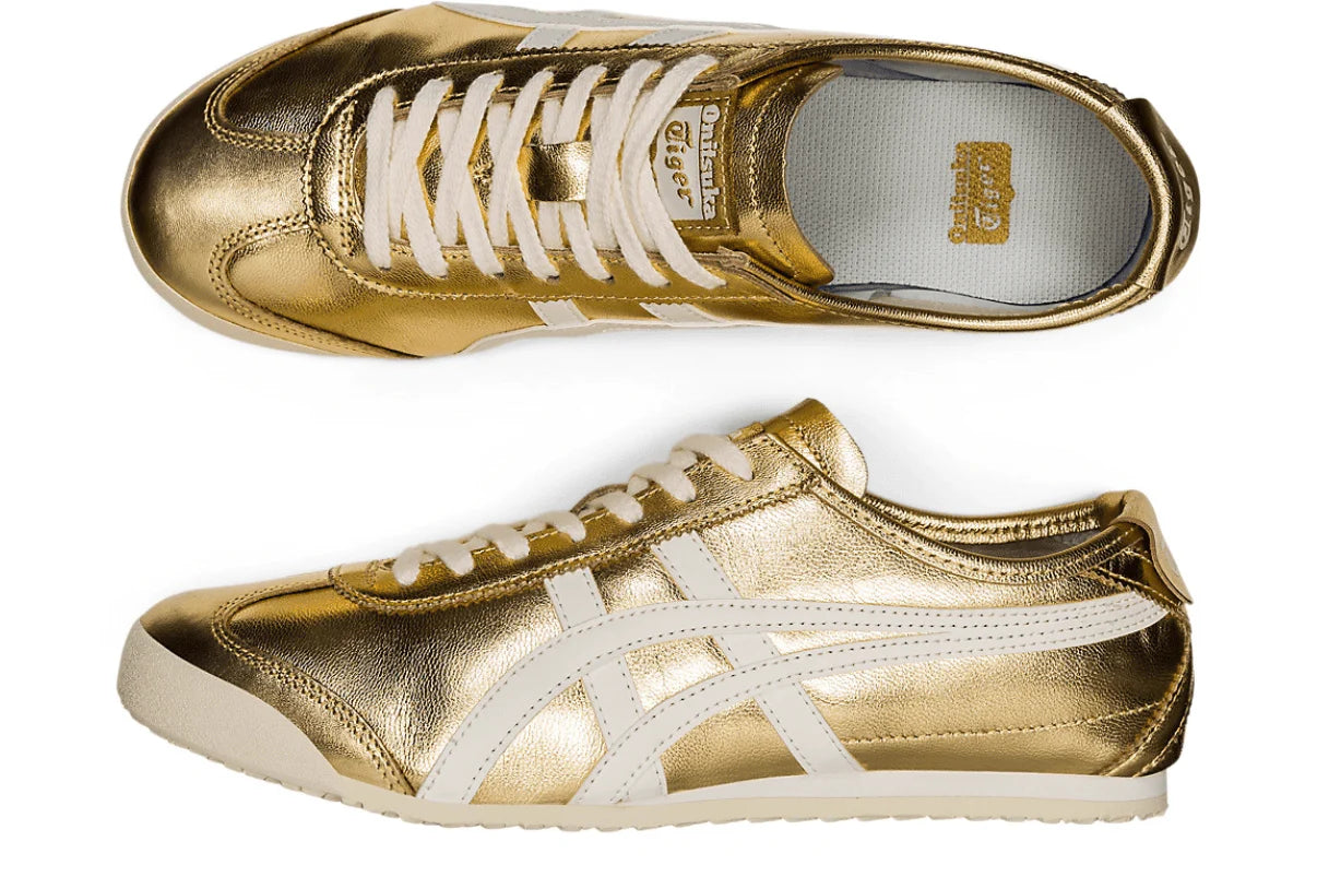 Onitsuka Tiger Mexico 66 Gold White Dourado