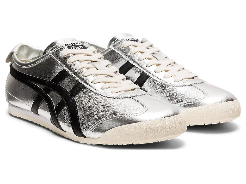 Onitsuka Tiger Mexico 66 Pure Silver Black Cinza