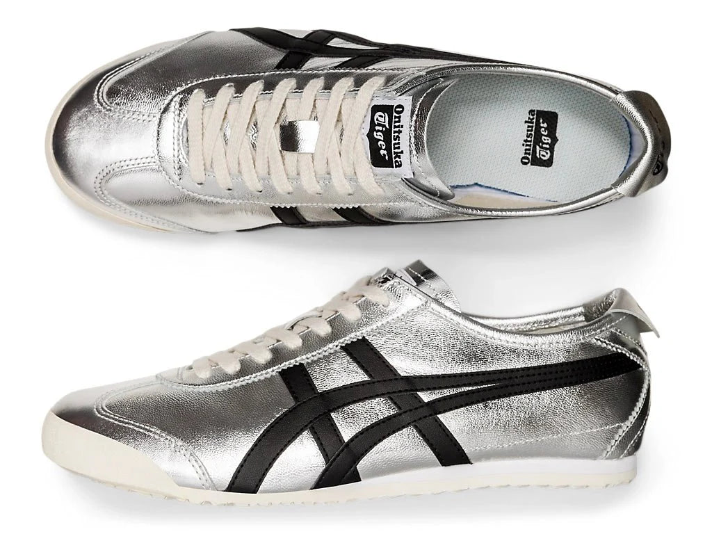 Onitsuka Tiger Mexico 66 Pure Silver Black Cinza