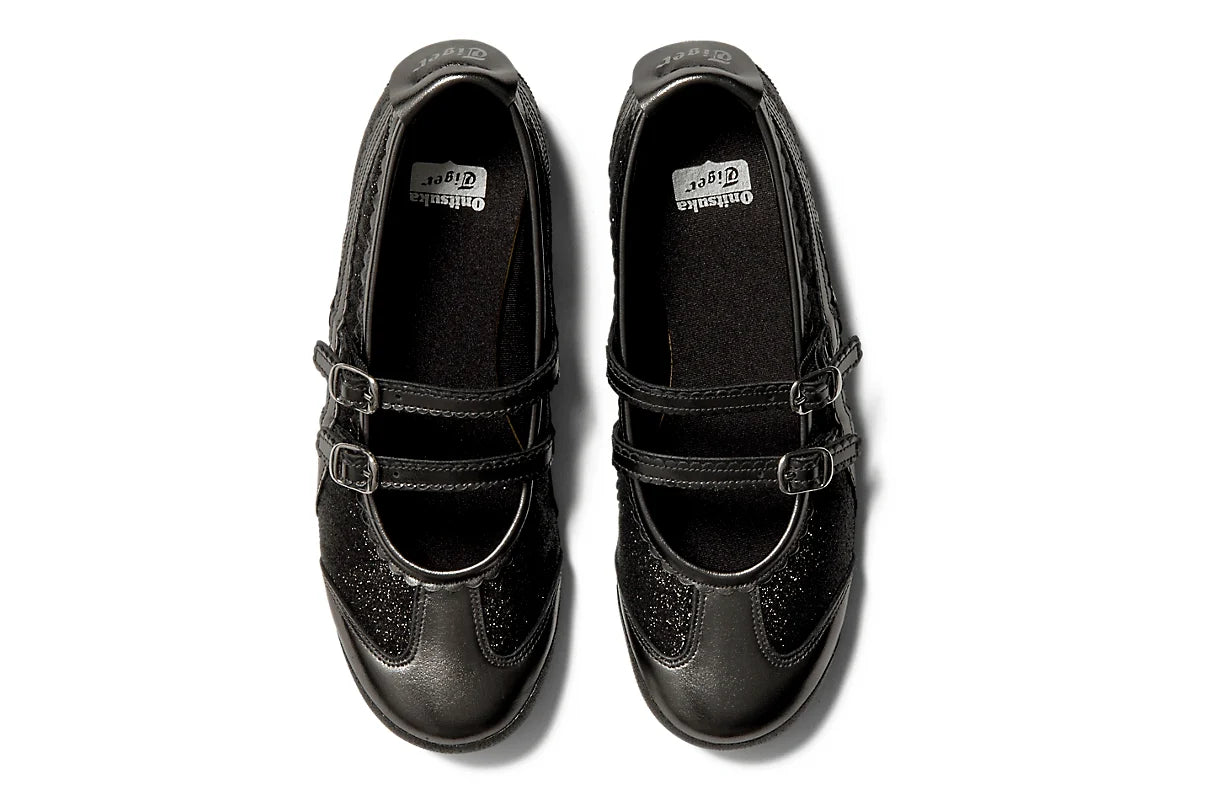 Onitsuka Tiger Mexico 66 TGRS Black/Gunmetal Glitter Pack Preto
