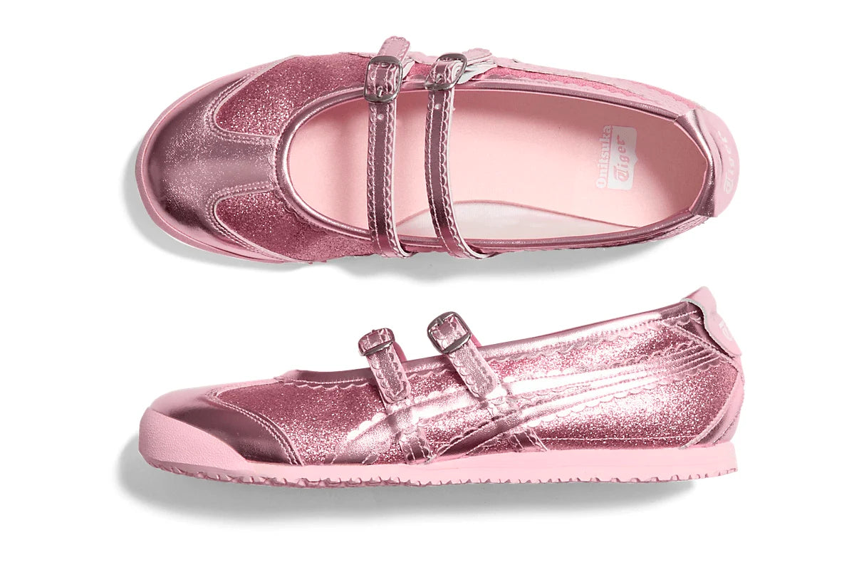 Onitsuka Tiger Mexico 66 TGRS Pink Cameo/Cotton Candy Glitter Pack Rosa