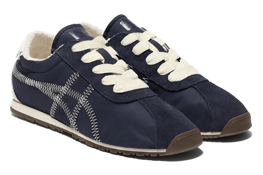 Onitsuka Tiger Tiger Corsair A55 Midnight Cream Azul (PRONTA ENTREGA)