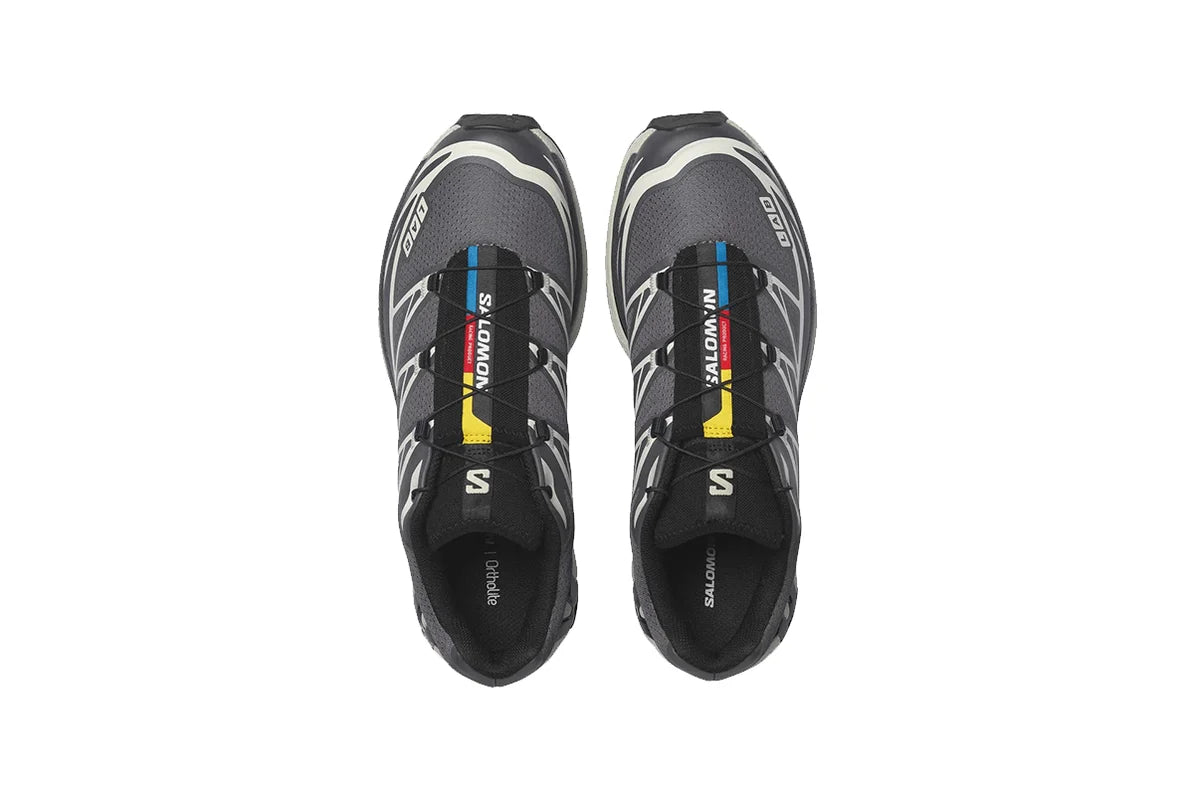 Salomon XT-6 Black Asphalt Castlerock Cinza