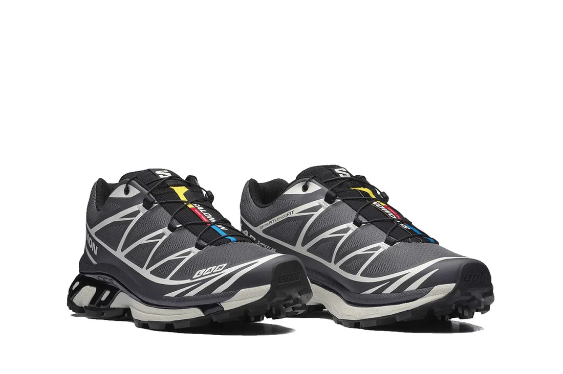 Salomon XT-6 Black Asphalt Castlerock Cinza