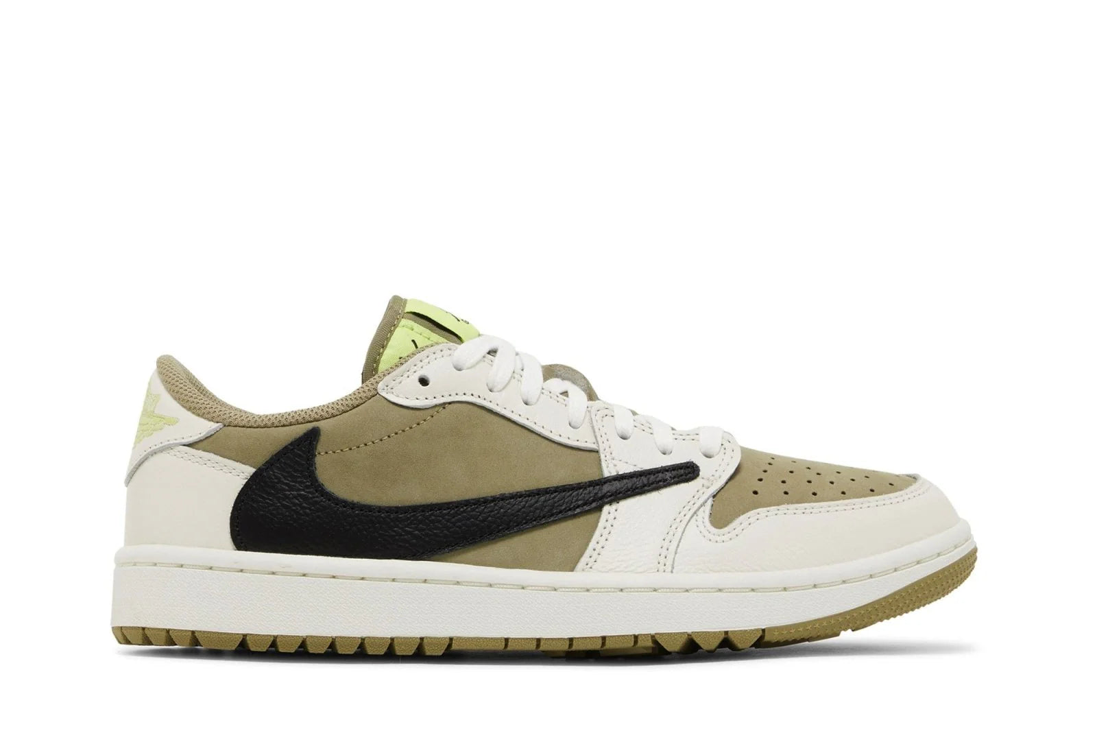 Travis Scott x Air Jordan 1 Low Golf Neutral Olive Verde
