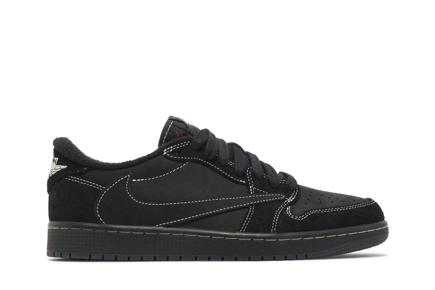 Travis Scott x Air Jordan 1 Low OG SP 'Black Phantom' Preto