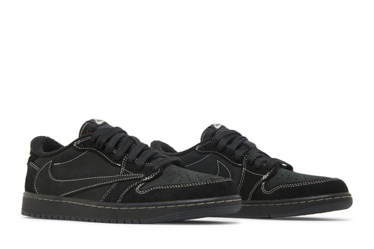 Travis Scott x Air Jordan 1 Low OG SP 'Black Phantom' Preto
