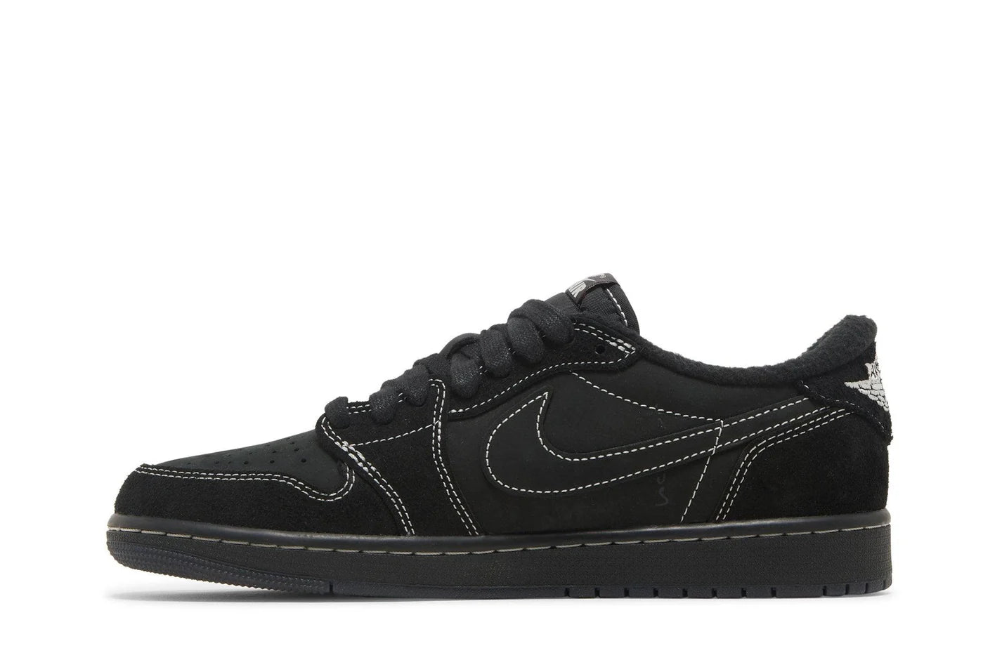 Travis Scott x Air Jordan 1 Low OG SP 'Black Phantom' Preto