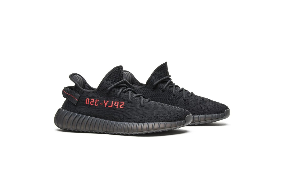 Yeezy Boost 350 v2 Black Red (Bred) Preto