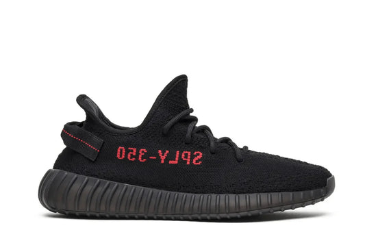 Yeezy Boost 350 v2 Black Red (Bred) Preto